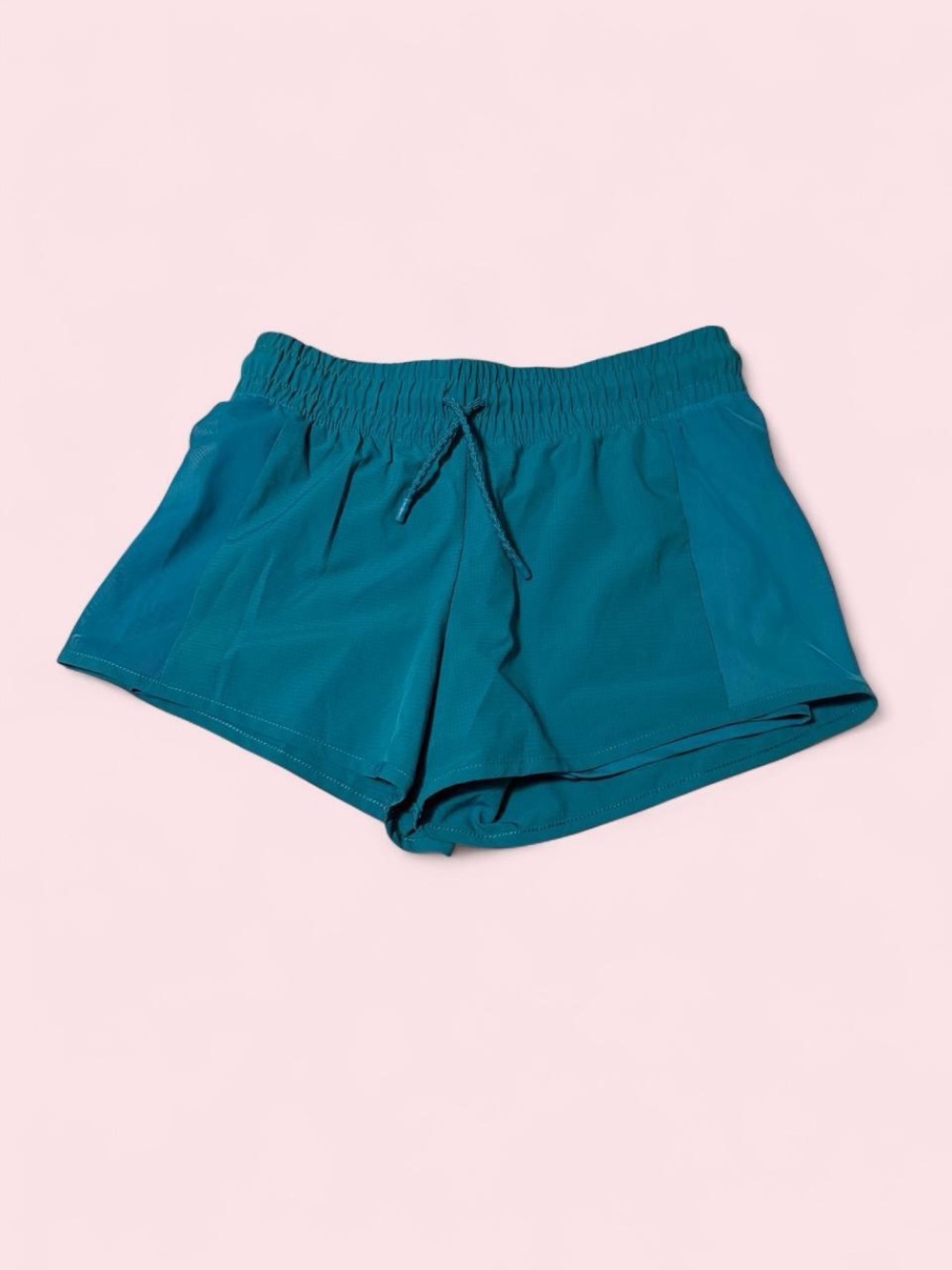 all in motion Teal Elastic-Waist Girls' Athletic Shorts